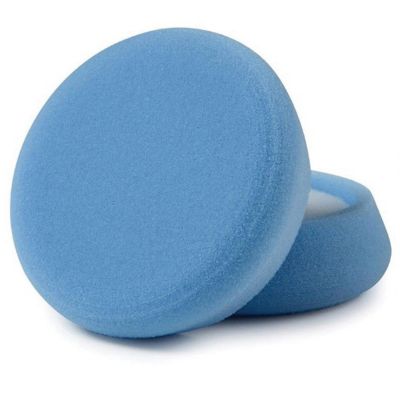 MMM30043 image(0) - 3M Perfect-It 30043 Single Sided Ultrafine Polishing Pad, 4 in Dia, Hook and Loop Attachment, Foam Pad, Blue