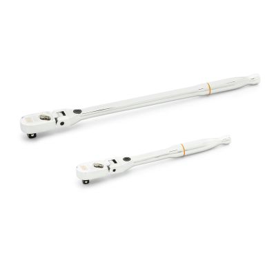 KDT81380 image(2) - GearWrench 2 Piece 1/4 Inch & 3/8 Inch Drive 120XP Locking Flex Head Ratchet Set