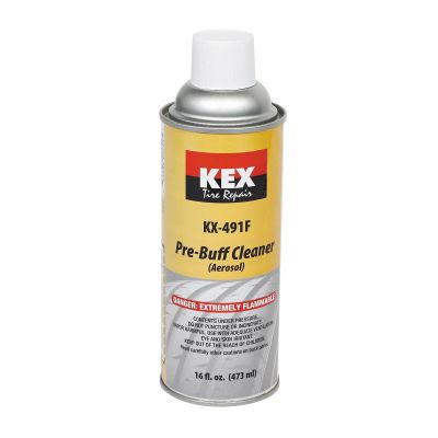 KEXKX-491F-1 image(0) - KEX Tire Repair Pre-Buff Cleaner, Aerosol (Flammable) 11 fl. oz. Spray Can