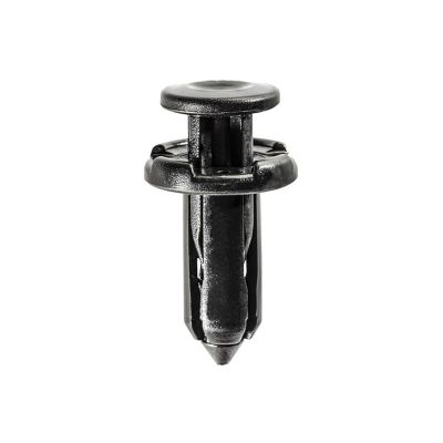 AVCAP20327 image(0) - AUVECO AP20327 Push-Type with Drive Pin Bumper Fascia Retainer, 18 mm Dia Head x 21 mm L Stem, Nylon, Black