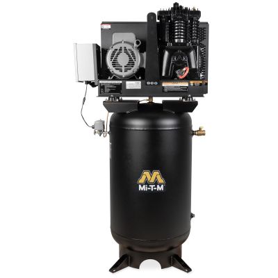 MTMACS-23175-80V image(0) - Mi-T-M ACS Series &hyphen; 7.5 HP Simplex Vertical, 80&hyphen;Gallon Air Compressor