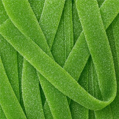 THS735656 image(0) - Tender Heifer Snack Co. Licorice Sour Apple Belts - 10oz