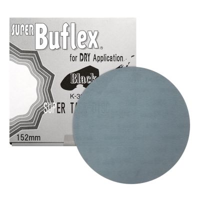EAG193-1504 image(0) - Eagle Abrasives, Inc. Super Buflex 193-1504, 6 in Disc 3000 Grit, Black, Dry, Hook and Loop, No Holes