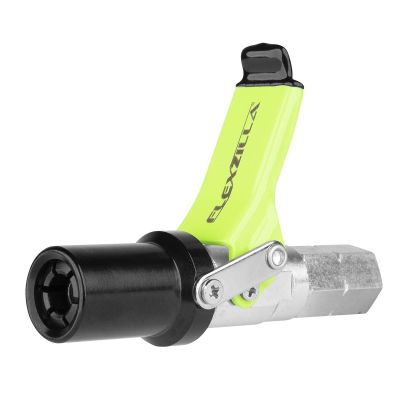 LEGL2050FZ image(0) - Legacy Manufacturing Flexzilla&trade; Quick-Release Grease Coupler, 1/8 in. NPT, ZillaGreen&trade;/Black