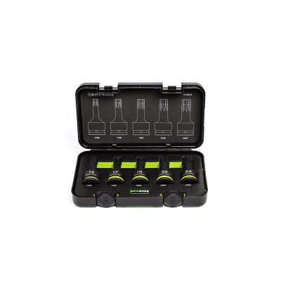 GETIHDM5S image(0) - Grip Edge Tools 5-PC 3/4" Dr Metric Impact RPT Hex Driver Set