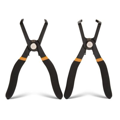 KDT41840D image(0) - GearWrench 2 Piece 30 Degree & 80 Degree Push Pin Plier Set