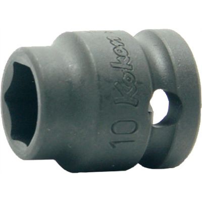 KKN13401MS-10 image(0) - Ko-ken USA 13401MS-10 3/8 Sq. Dr. Socket 10mm 6 point Length 22mm Thin walled