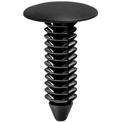 AVC17664 image(0) - AUVECO 17664 Single Head Type 1 Shield Panel Retainer, 11/16 in Dia Bottom Head x 5/16 in Dia Stem, Nylon, Black