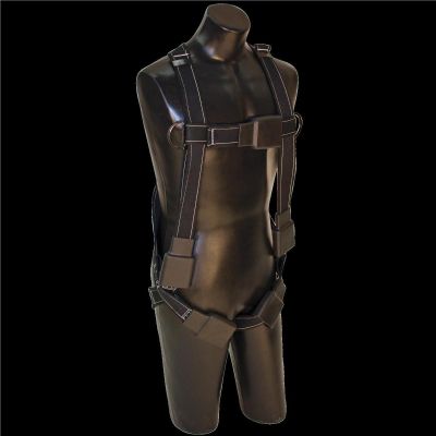 SRW800551 image(0) - FALL SAFE Safety Harness - A-SERIES NOMEX / KEVLAR WEB - Nomex / Kevlar Vest-Style Coated Hardware - Back, Pass Through, Pass Through - Size: 2XL