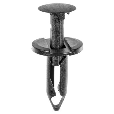 AVC20632 image(0) - AUVECO 20632 Push-Type with Closed End Bumper Cover and Fender Shield Retainer, 20 mm Dia Head, Nylon, Black