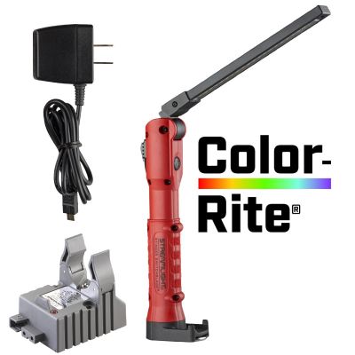 STL76801 image(0) - Streamlight Stinger Switchblade 800 Lumen Color-Rite Light Bar Worklight with Smart Charger - Red
