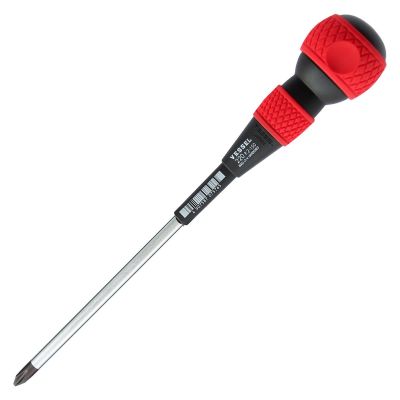 VES220P2150 image(0) - Vessel Tools No.220 Ball Grip Screwdriver PH2x150