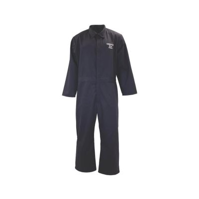 OBRBSA-OB59NB-S4XL image(0) - OBERON Coveralls - Arc Flash & Inherently Flame Resistant - 12 Cal BSA - Color: Navy Blue - Size: 4XL Short
