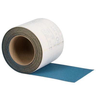MMM37455 image(0) - 3M  Hookit Blue Sheet Roll 37455, 80E, 4-1/2-inch x 8.7 yd (115mm x 8 m)
