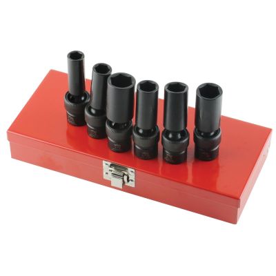 KTI32400 image(0) - K Tool International SOC SET IMP FLEX 3/8" DR 6 PC.