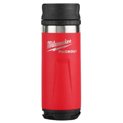 MLW48-22-8395R image(0) - Milwaukee Tool Packout 18Oz Insld Bottle Sl Red