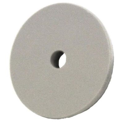 PES890180 image(0) - Presta PACE 890180 Single Sided Heavy Cut Cutting Pad, 3 in Dia, Hook and Loop Attachment, Foam Pad, Gray