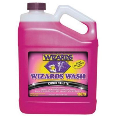 WZP11079 image(0) - Wizards Products 11079 Super Concentrated Car Wash, 1 gal Can, Translucent Pink, Liquid