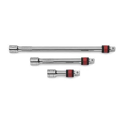KDT81003 image(1) - GearWrench 3 Piece 1/4 Inch Drive Locking Extension Set 2 Inch, 3 Inch & 6 Inch