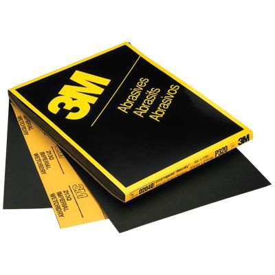 MMM2040 image(0) - 3M PAPER SHEETS IMPERIAL WETORDRY 9"X 11" P320, 5 Cartons (50 sheets per Carton)