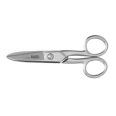 KLE21005 image(0) - Klein Tools Electrician's Scissors, 5-1/4-Inch