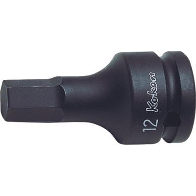 KKN14012M-60-14 image(0) - Ko-ken USA 14012M.60-14 1/2 Sq. Dr. Bit Socket 14mm Hex Length 60mm