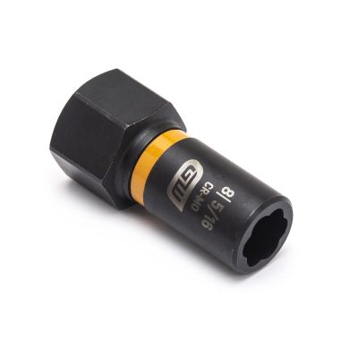 KDT84755 image(0) - GearWrench 1/4 Inch Drive Bolt Biter Impact Extraction Socket 8mm [5/16 Inch]