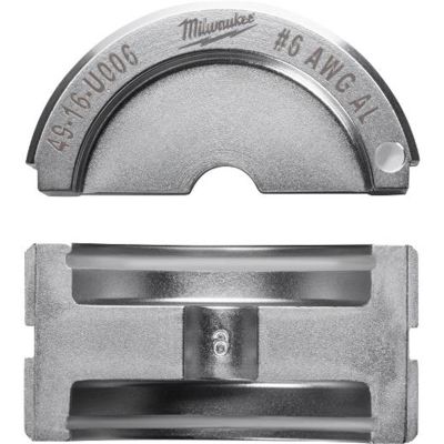 MLW49-16-U006 image(1) - Milwaukee Tool #6 Aluminum U Style Die