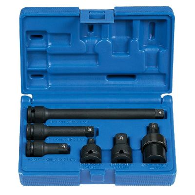 GRE1100 image(1) - Grey Pneumatic 3/8"DR 6PCS ADPT