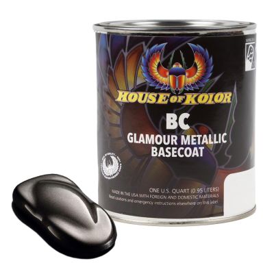 HOKC2C-BC03-Q01 image(0) - House Of Kolor SHIMRIN C2C-BC03-Q01 C2C Glamour Metallics Series Universal Basecoat, 1 qt Can, Galaxy Gray