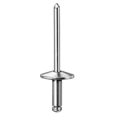 AVCAP8313 image(0) - AUVECO AP8313 Dome Head Blind Pan-L Rivet, 3/16 in Dia x 9/16 in L, Aluminum