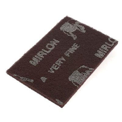 MRK18111447 image(0) - Mirka Abrasives Mirlon 18-111-447 18 Series Non-Woven Scuff Pad, 6 in W x 9 in L, 360 Grit, Very Fine Grade, Maroon