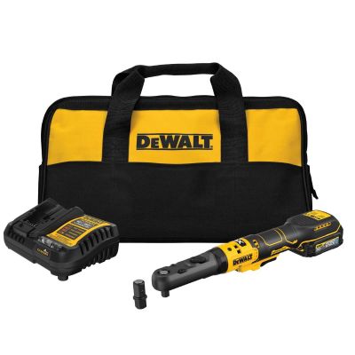 DWTDCF510GE1 image(0) - DeWalt 20V MAX XR Brushless Cordless 3/8 Inch and 1/2 Inch Sealed Head Ratchet with PowerStack