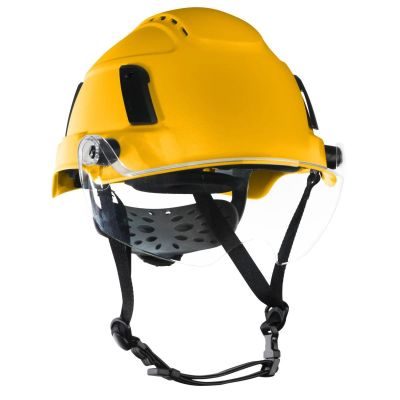 JCK22171 image(0) - Jackson Safety Safety Helmet - XS2-550V Series - Type 2+ - Vented - With Flip-Up Visor - Yellow