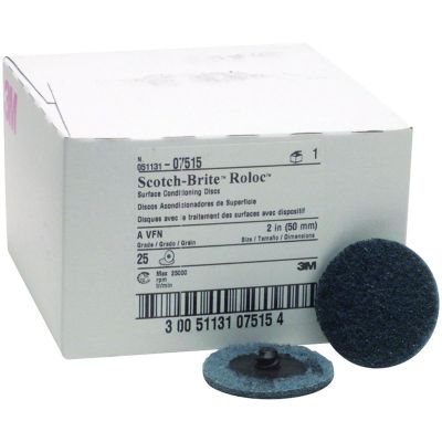MMM7515 image(0) - 3M DISC ROLOC 2 VF 25/BX BLUE