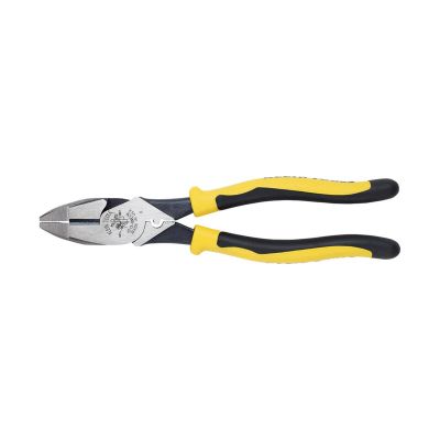 KLEJ2139NECR image(0) - Klein Tools Journeyman&trade; Pliers Connector Crimp Side Cut 9-Inch
