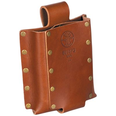 KLE5816LFR image(0) - Klein Tools Bolt Bag, Flame-Resistant Canvas and Leather