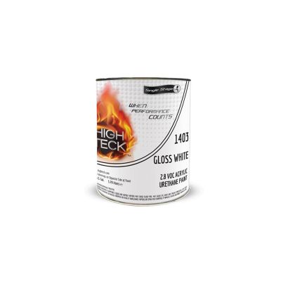 HIT1403-1 image(0) - High Teck Products 1403-1 Series 1400 Acrylic Urethane Factory Pack 2K Single Stage Paint, 1 gal, White