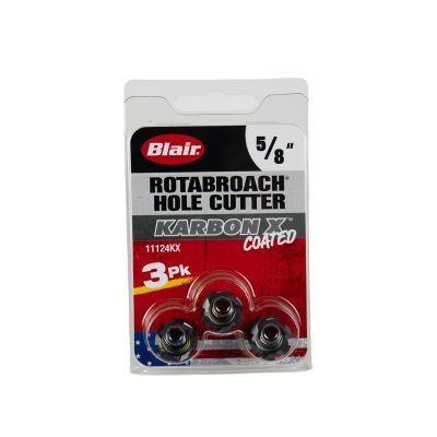 BLR11124KX image(0) - Blair 5/8" Karbon X Rotabroach Cutters - 3PK (11124KX)
