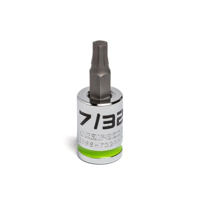 GETGEBSSH732RPT image(0) - Grip Edge Tools 7/32" 3/8" Dr Short RPT Hex Bit Socket