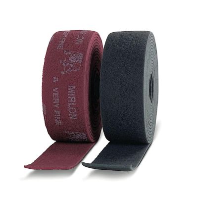 MRK18573447 image(0) - Mirka Abrasives Mirlon 18-573-447 18 Series Non-Woven Scuff Roll, 4 in W x 33 ft L, 360 Grit