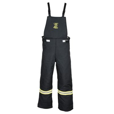 OBRTCG25-BIB-5XL image(0) - OBERON Bib Overalls - Arc Flash - 25 Cal TCG - Color: Black - Size: 5XL