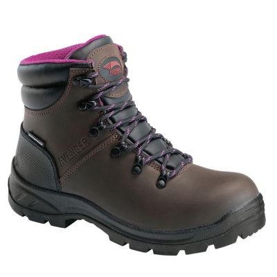 FSIA8125-10W image(0) - Avenger Builder Series - Women's Boots - Steel Toe - IC|EH|SR - Brown/Black - Size: 10W