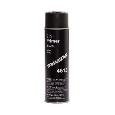 TRP4613 image(0) - Transtar Autobody Products 4613 2 in 1 Primer, 20 oz Aerosol Can, Black, 15 to 20 min Dry Curing