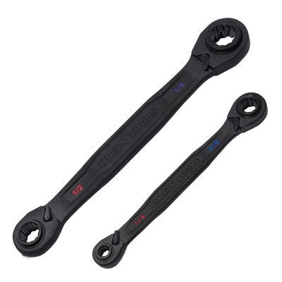 KLE68214 image(0) - Klein Tools 4-in-1 Ratcheting Wrench, Small
