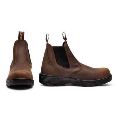 RDBBTF10-5 image(0) - Redback Blue Tongue Station 6-inch Brown  Slip On (10.5US)