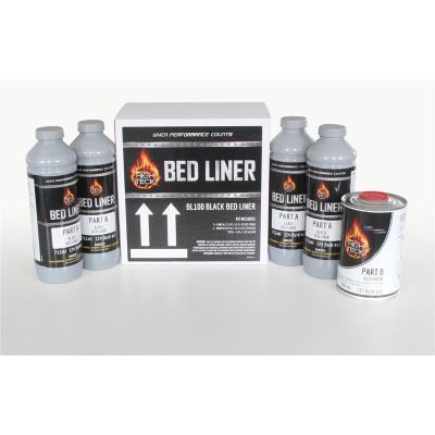 HITBL100 image(0) - High Teck Products BL100 National Rule Standard Truck Bed Liner Kit, Black, 3.24 lb/gal VOC