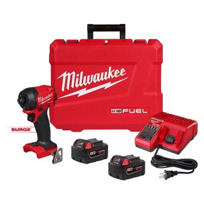 MLW2761-22 image(0) - Milwaukee Tool M18 FUEL SURGE 1/4 Inch Hex Hydraulic Driver Kit