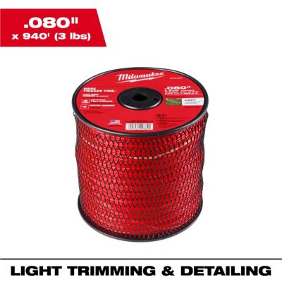 MLW49-16-2812 image(0) - Milwaukee Tool 940' Spool Of 080 Trimmer Line