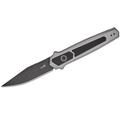 KER7951 image(0) - Kershaw Launch 17 Automatic Push-Button Lock Clip Point Blade EDC Folding Knife - Gray - $1000 Min Vendor Direct Auto Knives Only. Cannot Ship to CA, CT, DE, MN. Contact Sales Rep.